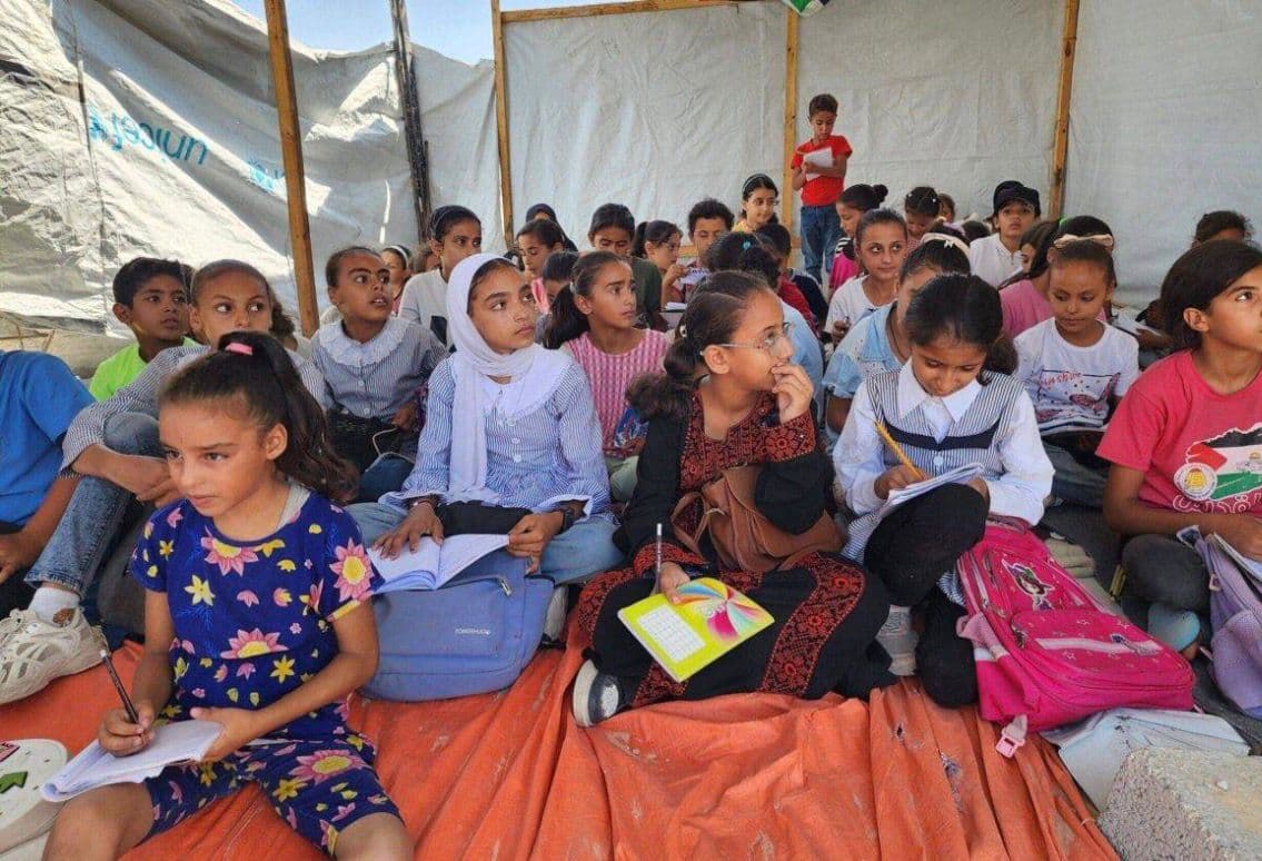 Gaza School Platform in action